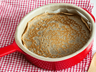 Crêpes de Sarrasin sans Gluten et sans Lactose