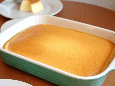 Flan sans gluten ni lactose