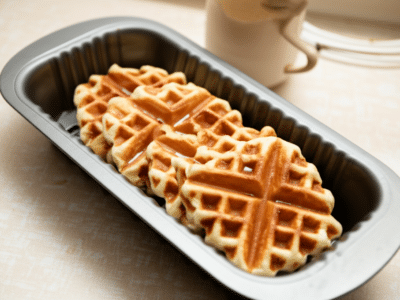 Gaufres légères sans gluten et sans lactose