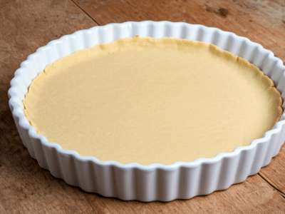 Pâte à tarte sans gluten et sans lactose