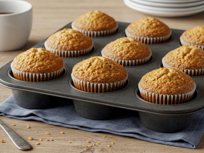 Muffins moelleux sans gluten et sans lactose