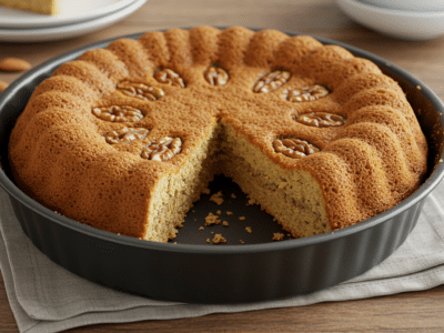 Pâtisserie Sans Gluten et Sans Lactose : Gâteau Moelleux aux Amandes