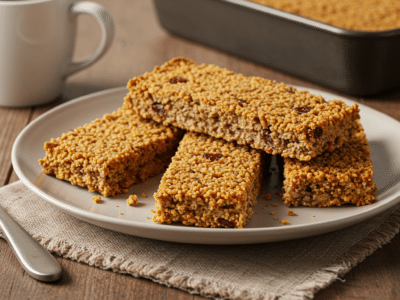 Barres de céréales maison sans gluten