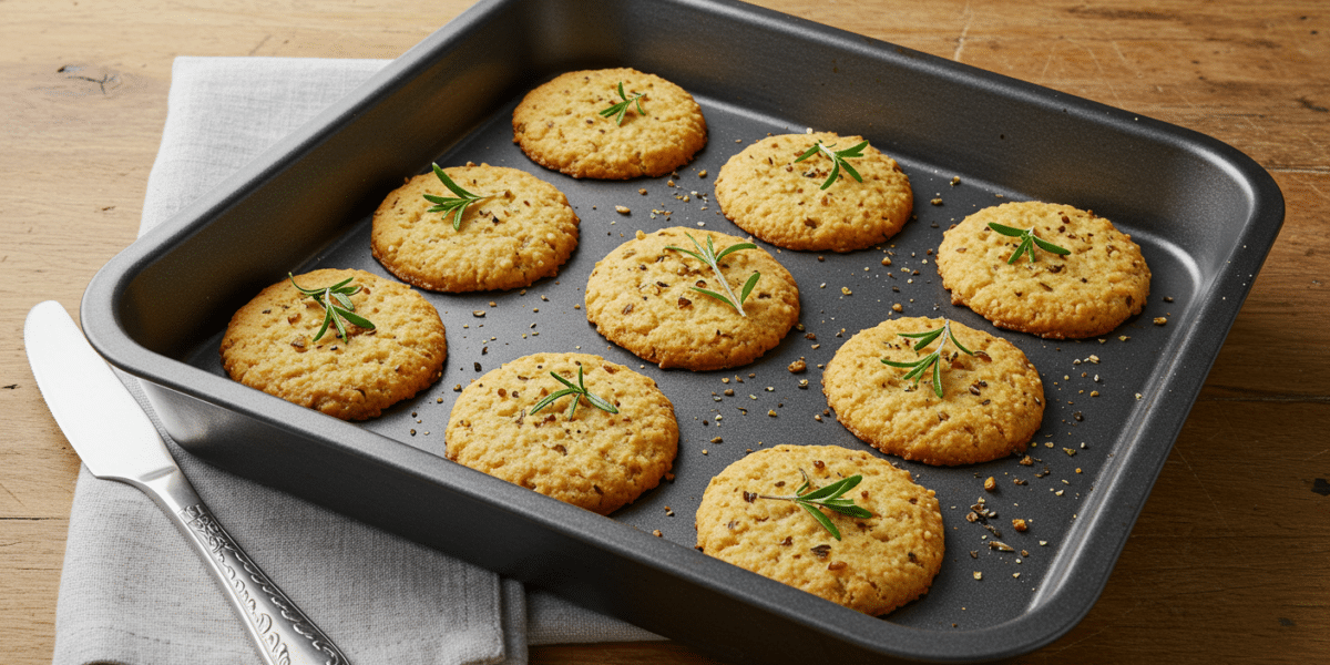 Biscuits Salés Sans Gluten aux Herbes Aromatiques