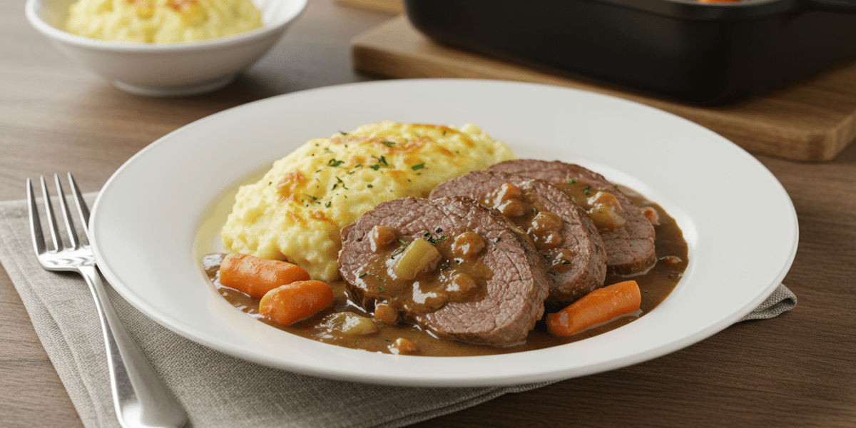 Blanquette de veau sans lactose traditionnelle