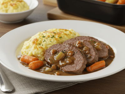 Blanquette de veau sans lactose traditionnelle