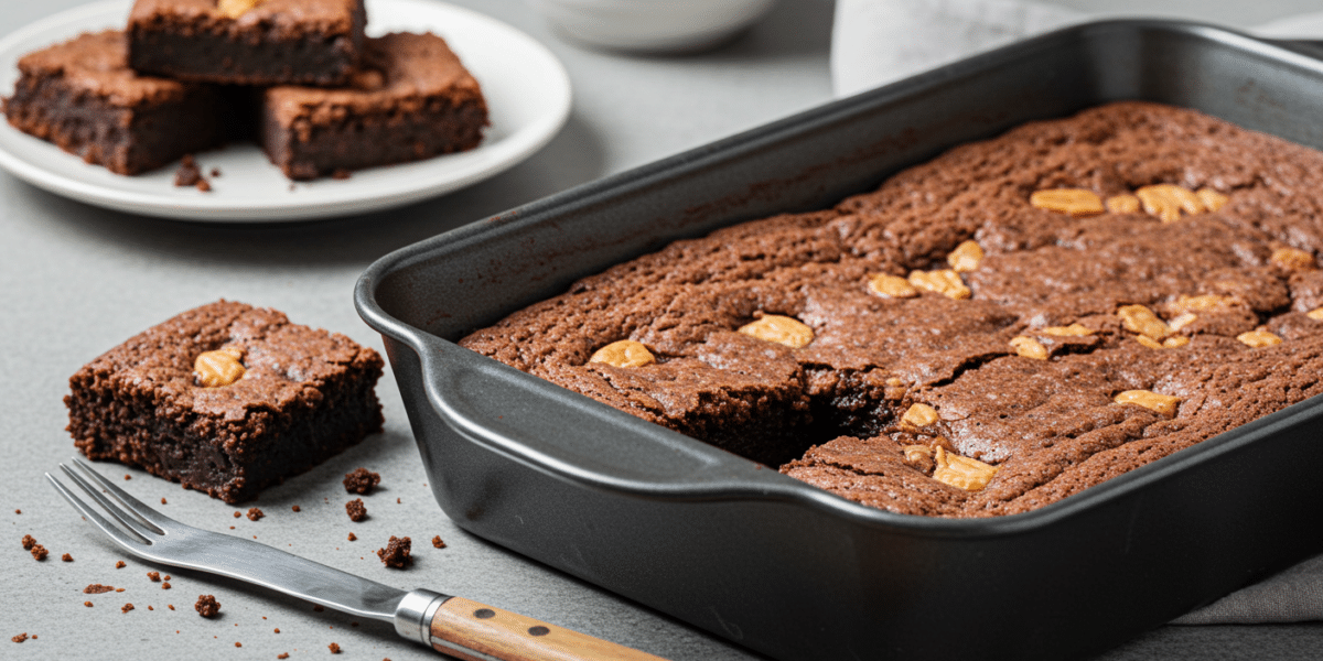 Brookie sans gluten : mélange gourmand de brownie et cookie