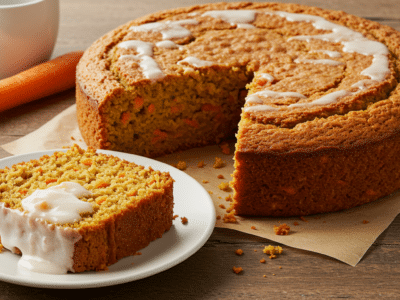 Carrot Cake Moelleux Sans Gluten