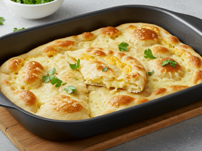 Cheese Naan Sans Gluten – Pain Indien Fourré au Fromage
