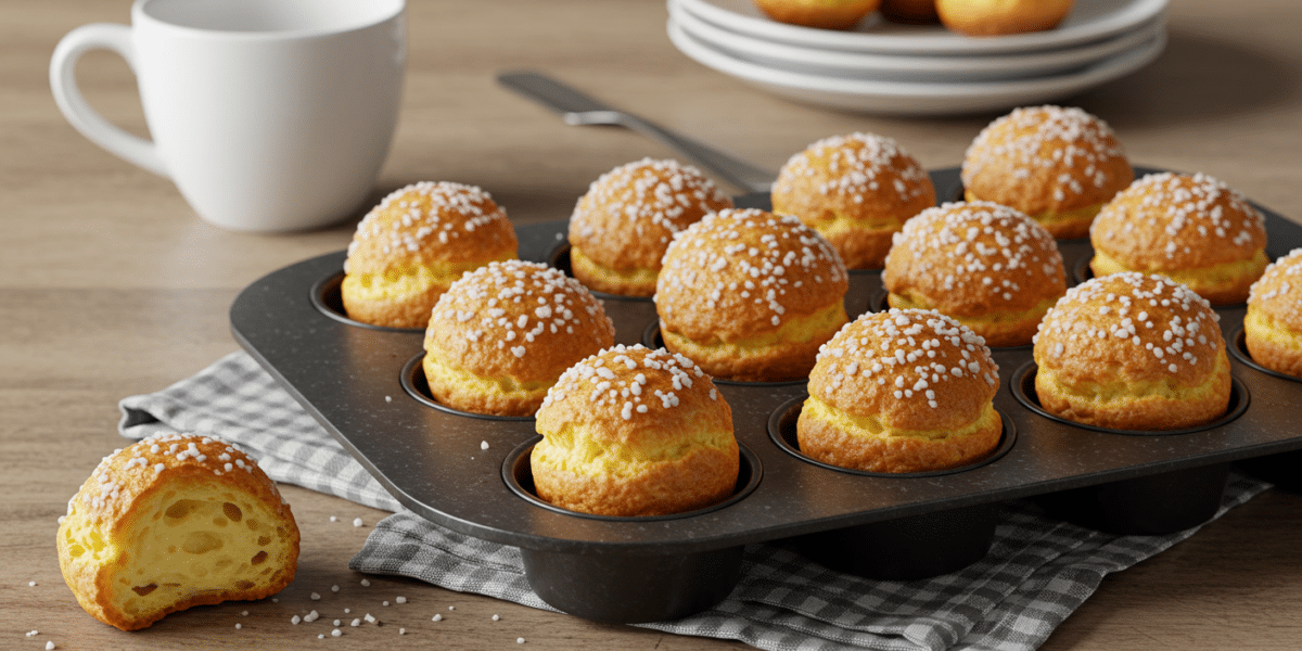 Chouquettes sans gluten : gourmandise légère et croustillante