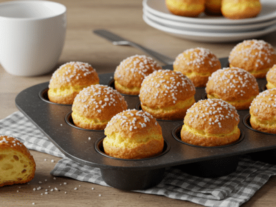 Chouquettes sans gluten : gourmandise légère et croustillante