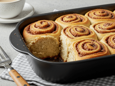 Cinnamon Rolls sans Gluten moelleux et parfumés