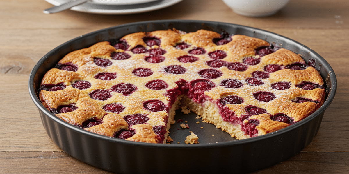 Clafoutis aux cerises sans gluten à la Maïzena