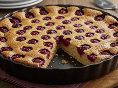 Clafoutis sans gluten aux cerises
