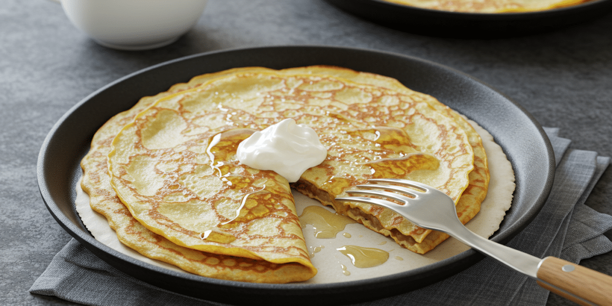 Crêpes à la farine de châtaigne sans gluten
