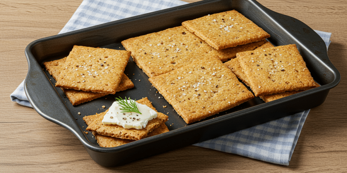 Crackers sans gluten et sans lactose maison