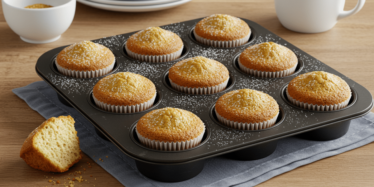 Cupcakes sans gluten moelleux à la vanille