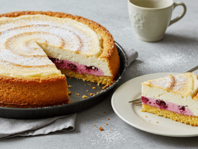 Entremet gourmand sans gluten et sans lactose