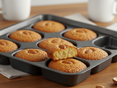 Financiers aux amandes sans gluten