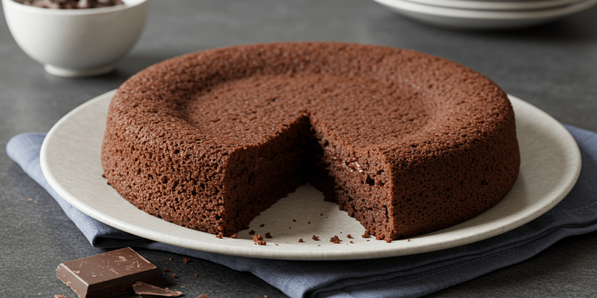 Fondant au chocolat sans gluten et sans lactose