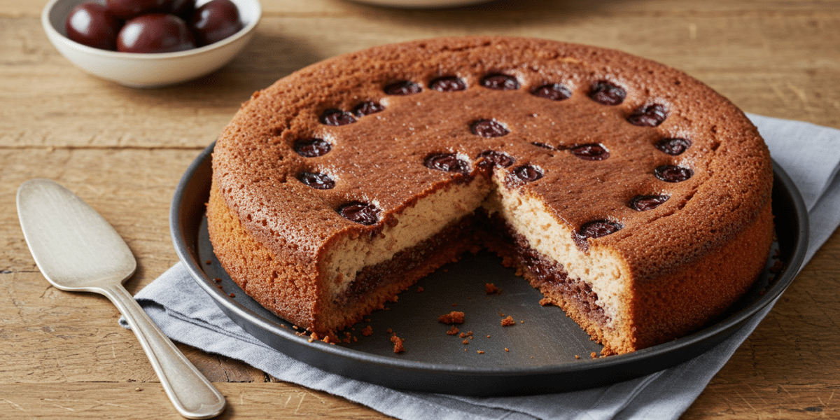 Gâteau à la crème de marron et chocolat sans gluten