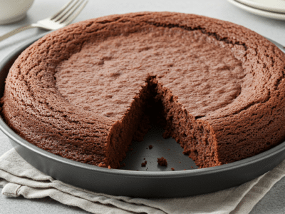 Gâteau au chocolat sans gluten et sans lactose