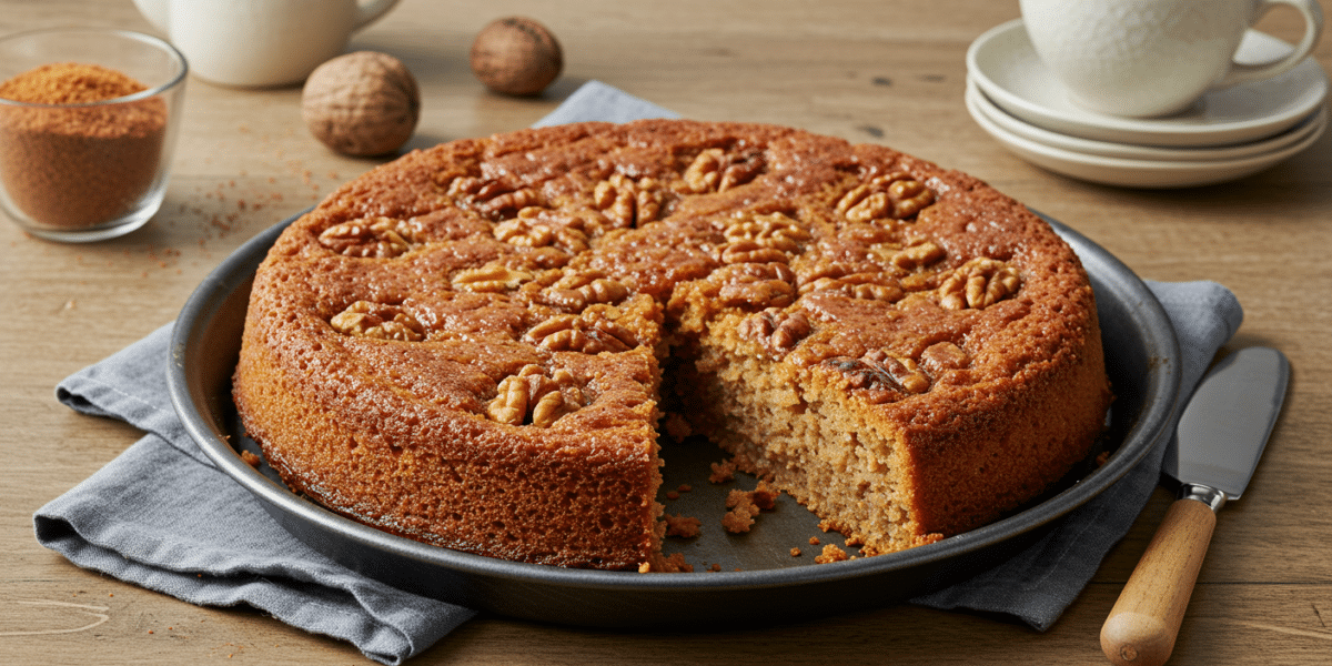 Gâteau aux noix sans gluten