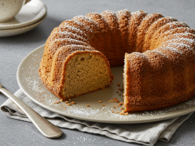 Gâteau de Savoie sans gluten traditionnel