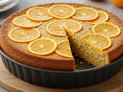 Gâteau moelleux à l&rsquo;orange sans gluten
