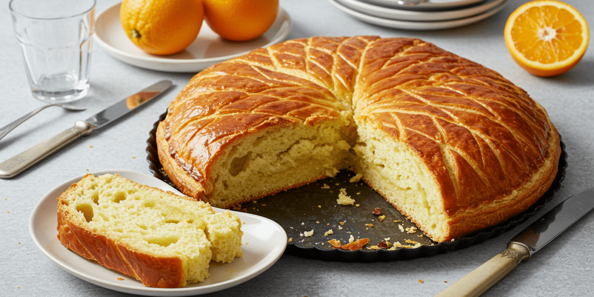 Galette des rois briochée sans gluten