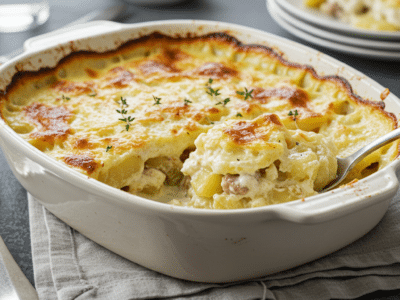 Gratin de patate douce sans gluten et sans lactose
