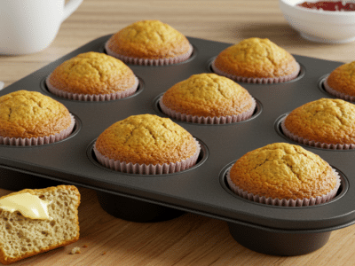 Muffins anglais sans gluten maison