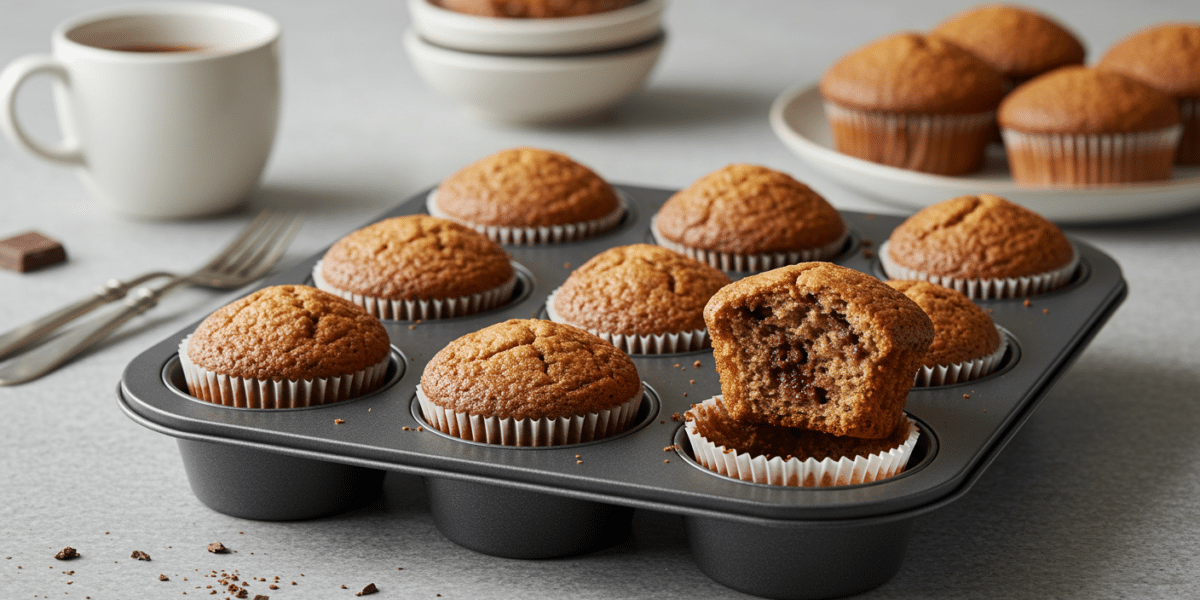 Muffins moelleux sans gluten aux pépites de chocolat