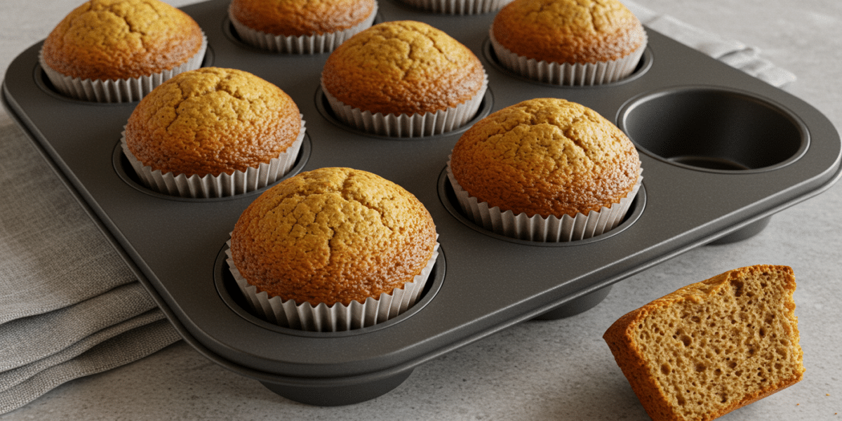 Muffins moelleux sans lactose