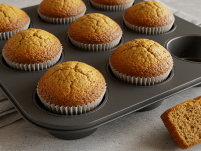 Muffins moelleux sans lactose