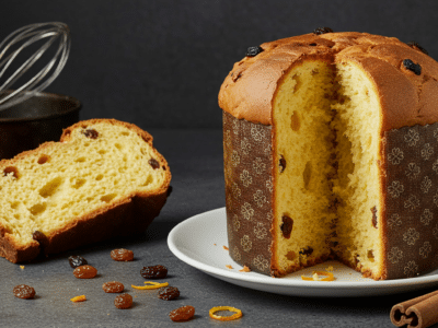Panettone sans gluten traditionnel maison