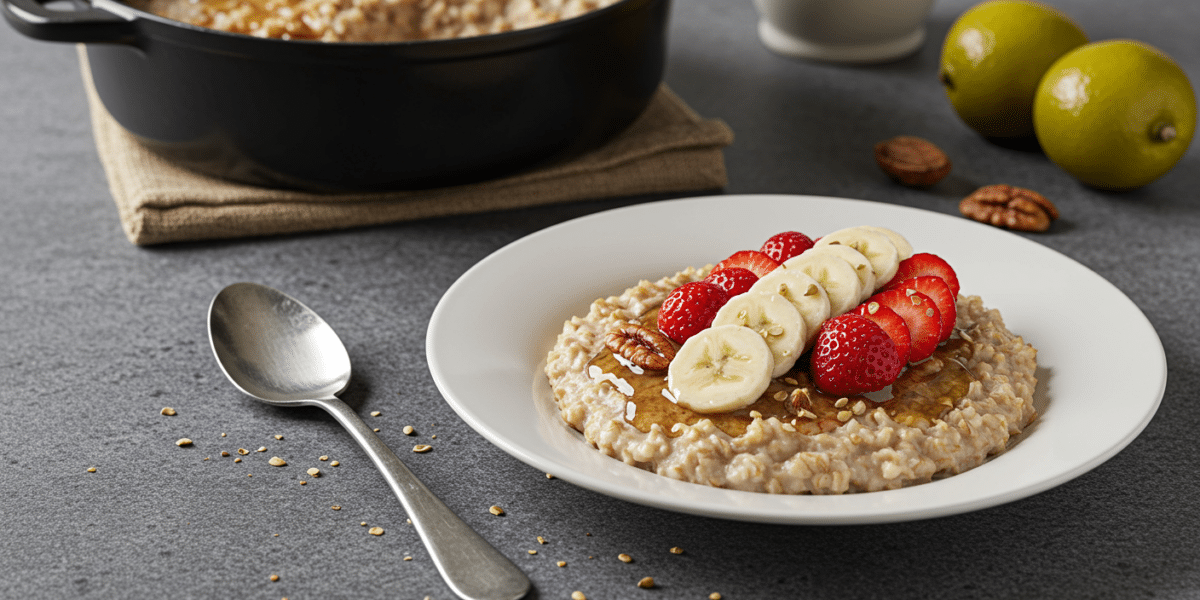 Porridge aux flocons d&rsquo;avoine sans gluten