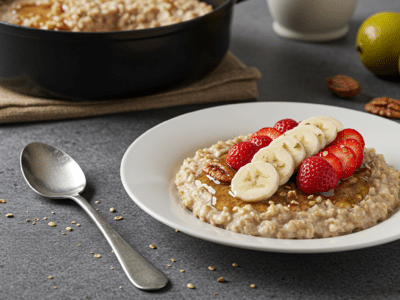 Porridge aux flocons d&rsquo;avoine sans gluten