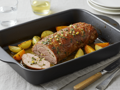 Rôti de dinde sans lactose délicatement parfumé