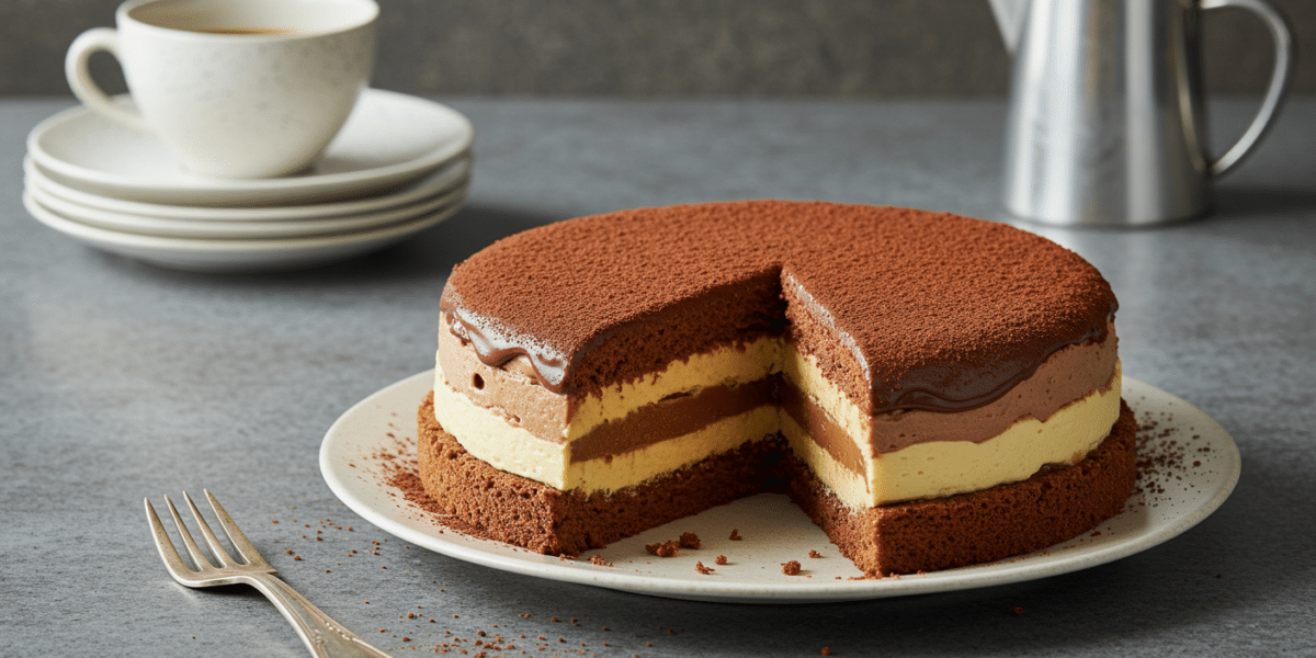 Recette d&rsquo;Opéra sans gluten, gâteau pâtissier classique revisité