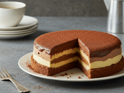Recette d&rsquo;Opéra sans gluten, gâteau pâtissier classique revisité