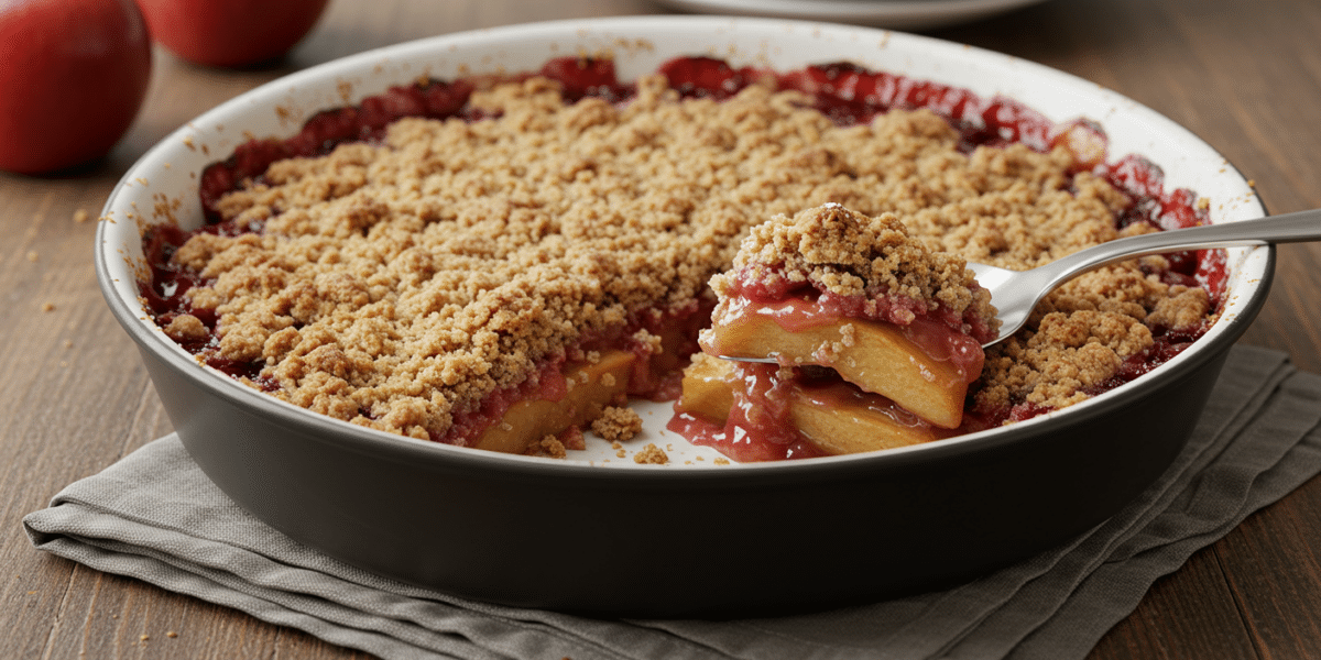 Recette de Crumble aux Pommes Sans Gluten