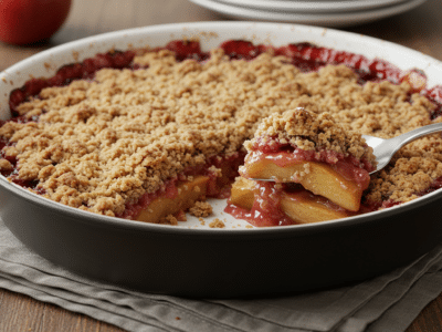 Recette de Crumble aux Pommes Sans Gluten