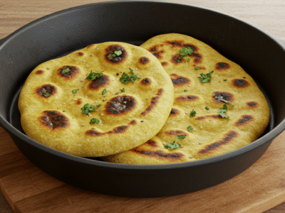 Recette de Naan Sans Gluten Moelleux et Facile