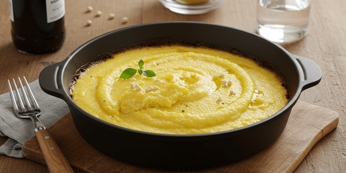 Recette de Polenta sans gluten crémeuse et savoureuse