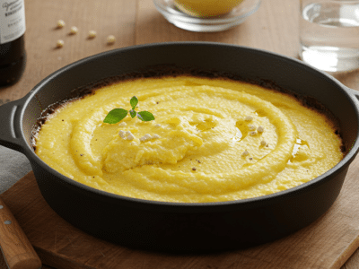 Recette de Polenta sans gluten crémeuse et savoureuse