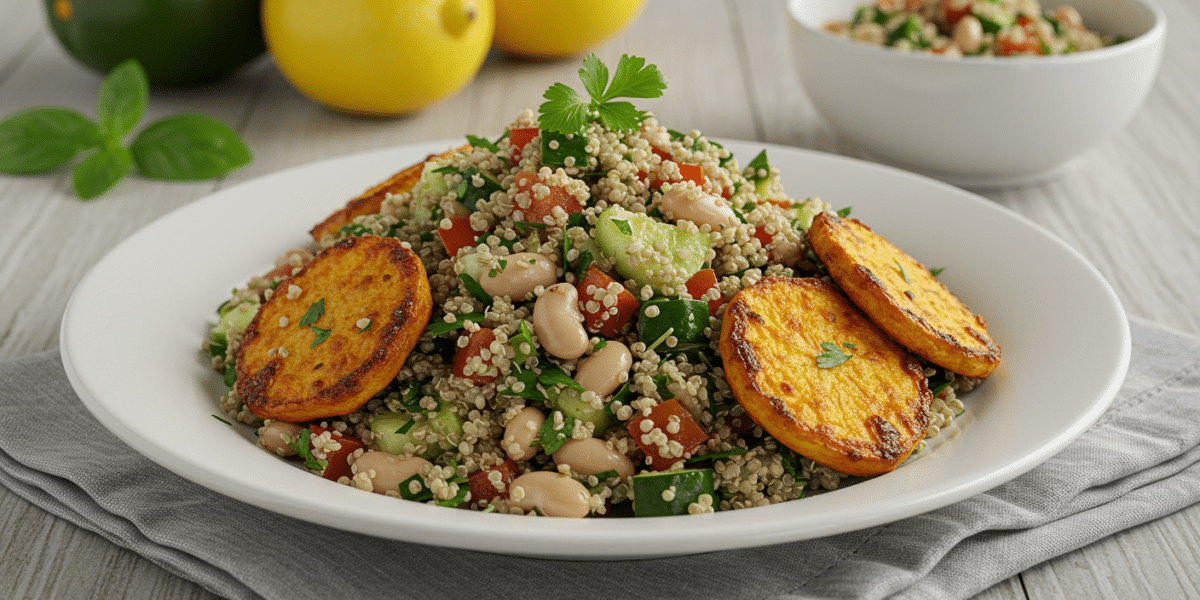 Recette de Taboulé Sans Gluten au Quinoa et Légumes Frais