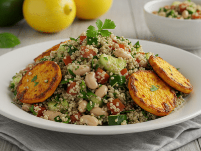 Recette de Taboulé Sans Gluten au Quinoa et Légumes Frais