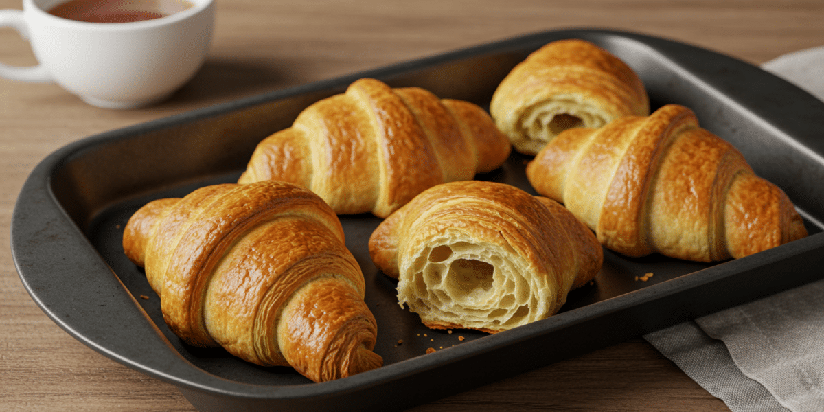 Recette de croissants sans gluten et sans lactose