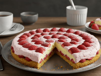 Recette de fraisier sans gluten